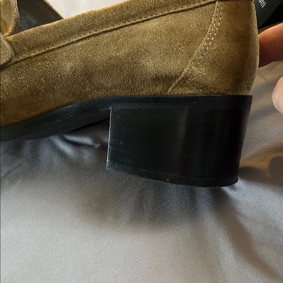 Massimo Dutti Women’s  Split Leather Brown Suede  Loafers - Picture 9 of 11